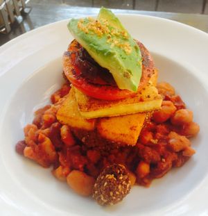 Vegan stack.  at Mad Spuds in Surry Hills