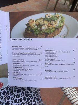 Breakfast  at Artillery Arts Cafe in Phnom Penh