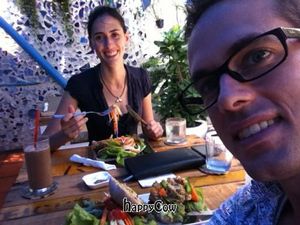 Our first of many meals at ARTillery at Artillery Arts Cafe in Phnom Penh