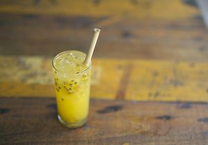 Passion Fruit Juice at Artillery Arts Cafe in Phnom Penh