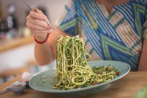 Zucchini Noodles (vegan, paleo, gluten-free) at Artillery Arts Cafe in Phnom Penh