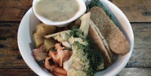 Create your own bowl at Artillery Arts Cafe in Phnom Penh