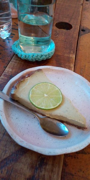 Key lime pie at Artillery Arts Cafe in Phnom Penh