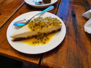 Cheescake at Artillery Arts Cafe in Phnom Penh
