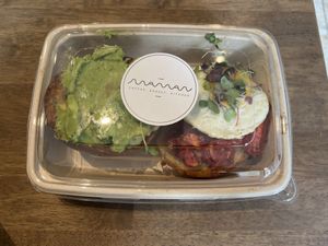Maman’s breakfast sandwich without bacon (takeout)  at Maman in Brooklyn
