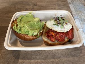 Maman’s breakfast sandwich without bacon   at Maman in Brooklyn