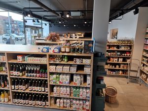 Overview inside at Biotaste Biowinkel in Deinze