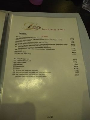 Loving Hut Maastricht - 100% Vegan Menu at Loving Hut in Maastricht