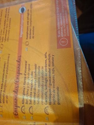 Menú at L' Empanada de Papá  in Barcelona