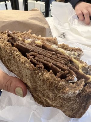   at Ben & Esther's Vegan Jewish Deli in Seattle