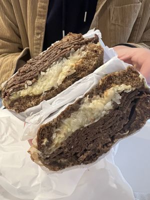   at Ben & Esther's Vegan Jewish Deli in Seattle