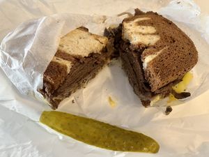 Benny’s Brisket  at Ben & Esther's Vegan Jewish Deli in Seattle