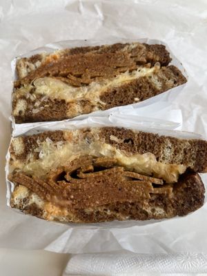 The Rueben  at Ben & Esther's Vegan Jewish Deli in Seattle