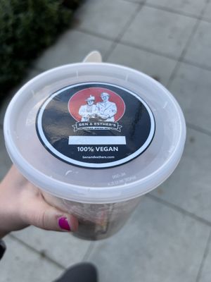   at Ben & Esther's Vegan Jewish Deli in Seattle