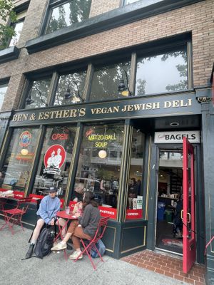   at Ben & Esther's Vegan Jewish Deli in Seattle