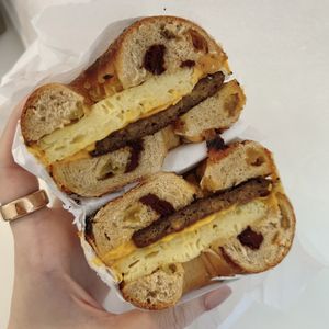   at Ben & Esther's Vegan Jewish Deli in Seattle