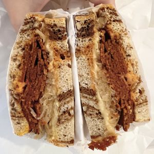   at Ben & Esther's Vegan Jewish Deli in Seattle