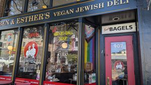  at Ben & Esther's Vegan Jewish Deli in Seattle