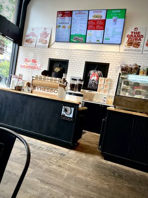 For the animals!  at Ben & Esther's Vegan Jewish Deli in Seattle