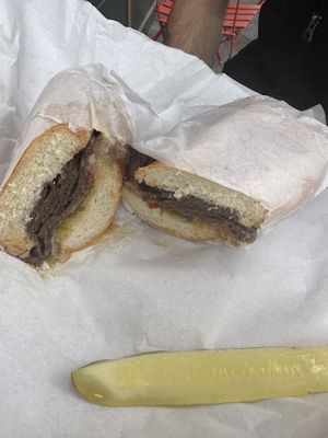   at Ben & Esther's Vegan Jewish Deli in Seattle