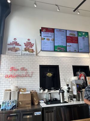   at Ben & Esther's Vegan Jewish Deli in Seattle