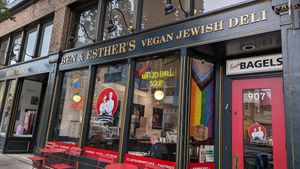  at Ben & Esther's Vegan Jewish Deli in Seattle
