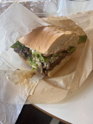   at Ben & Esther's Vegan Jewish Deli in Seattle