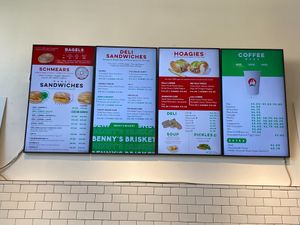 Menu at Ben & Esther's Vegan Jewish Deli in Seattle