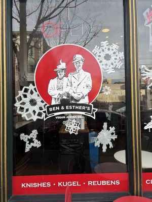   at Ben & Esther's Vegan Jewish Deli in Seattle