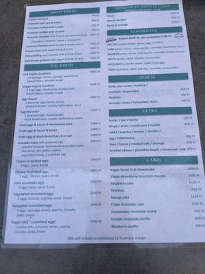   at Cosy Café in Budapest