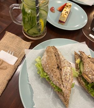   at Cosy Café in Budapest