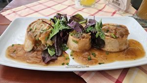 Krautkrapfen at Zum Wilde Männle in Oberstdorf