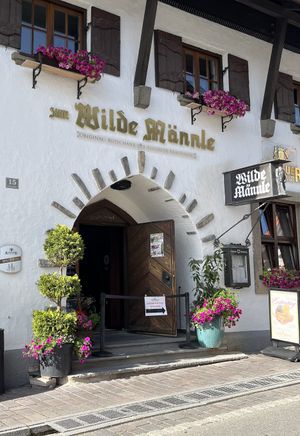Front of restaurant .  at Zum Wilde Männle in Oberstdorf
