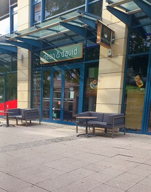 outside at Dean & David in Magdeburg