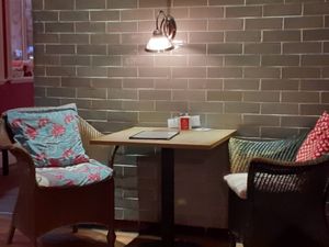 Cosy interior at Barter Books in Alnwick