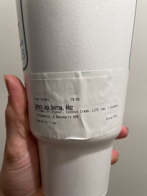 Captain Jack Sparrow   at Fiiz Drinks in Hurricane