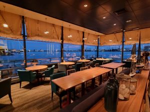 Restaurant room at Grand Café Nautique in Vlaardingen