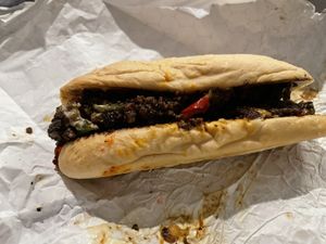 Philly Chezstek Sub  at The Utopia Deli in Little Rock