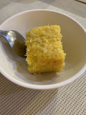 Corn Cake  at Bobó Empório Vegano in Sao Paulo