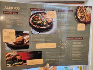 Cardápio at Bobó Empório Vegano in Sao Paulo