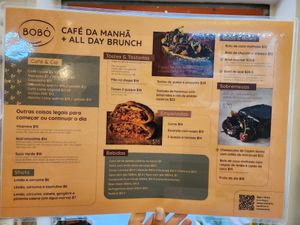 Cardápio at Bobó Empório Vegano in Sao Paulo