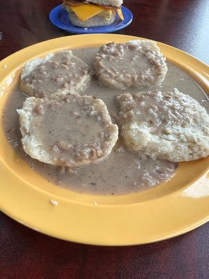 Biscuits & Gravy at Soulshine Vegan Cafe in Indianapolis