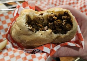 Mushroom Swiss bunzy at Bunzy's & Booze in Colorado Springs