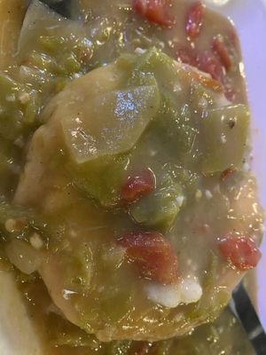 Vegan mushroom Swiss with green chili sauce   at Bunzy's & Booze in Colorado Springs