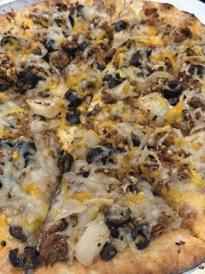 Vegan GF Pizzaa  at Bunzy's & Booze in Colorado Springs