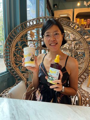 They also sell coconut blossom sugar and syrup at Tonklar Facai - Mahidol Salaya in Nakhon Pathom