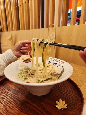Contains allium at Uno Yukiko - Gion Soy Milk Ramen - ぎをん豆乳らーめん うのゆきこ in Kyoto