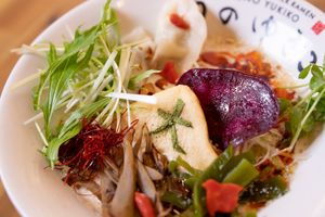 月花ラーメン　坦々麺  at Uno Yukiko - Gion Soy Milk Ramen - ぎをん豆乳らーめん うのゆきこ in Kyoto