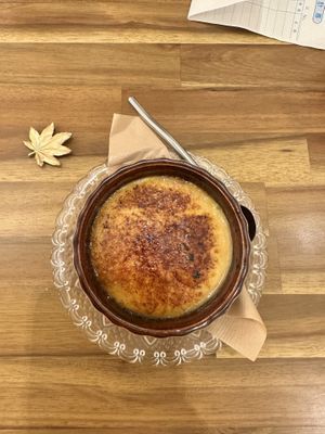 Vanilla creme brulee   at Uno Yukiko - Gion Soy Milk Ramen - ぎをん豆乳らーめん うのゆきこ in Kyoto
