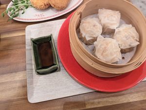 Soy dumplings at Uno Yukiko - Gion Soy Milk Ramen - ぎをん豆乳らーめん うのゆきこ in Kyoto